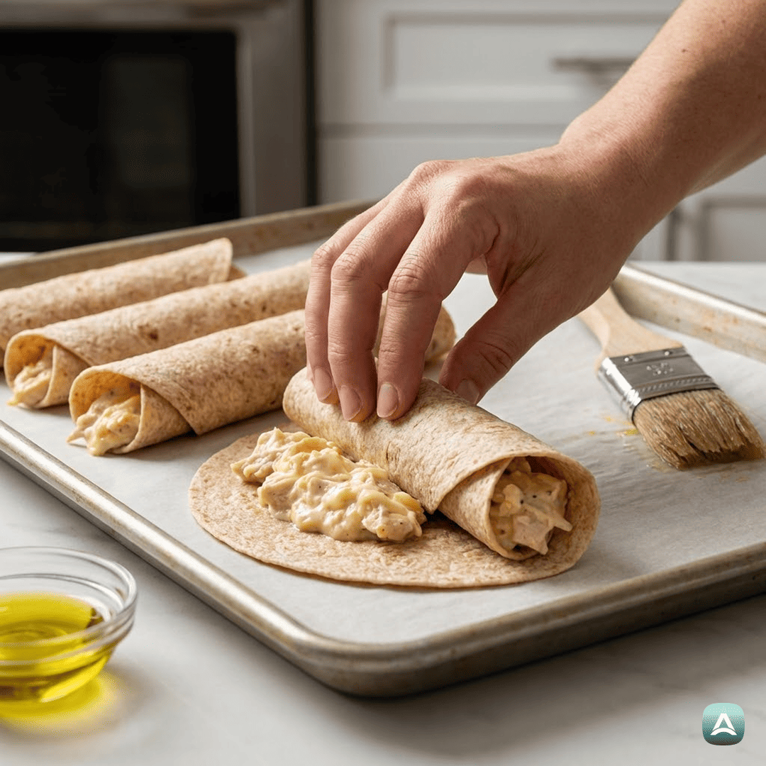 SI_Recipes_HrustljaviPečeniPiščančjiTaquitosiZJogurtovoLimetinoPomako_4