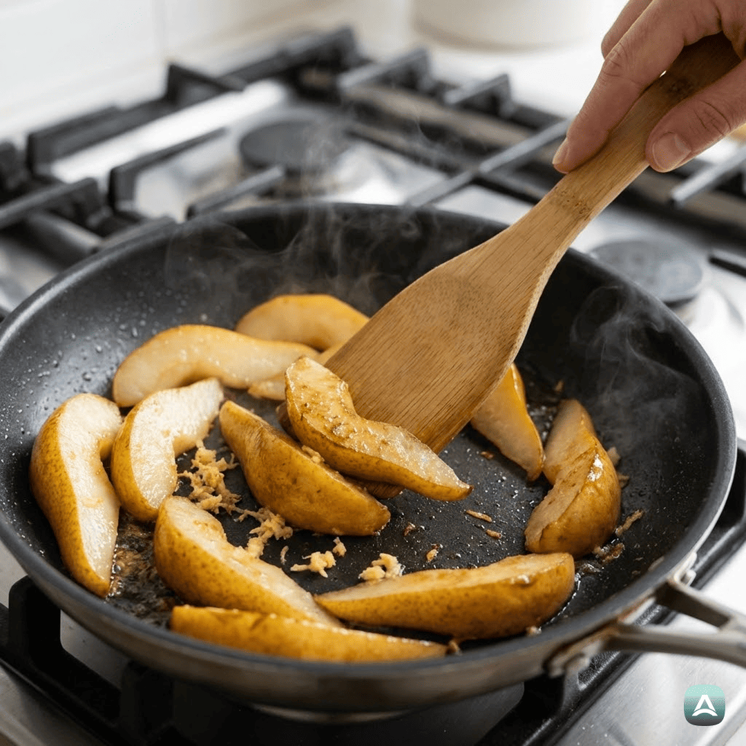 SI_Recipes_KremnaAjdovaKašaSKarameliziranimiHruškamiInOrehi_4