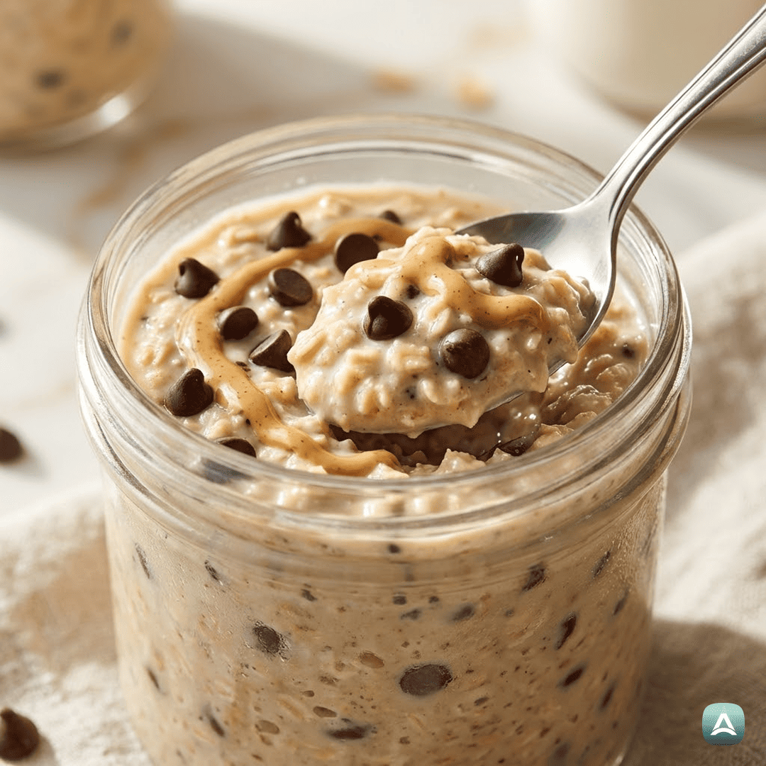 SI_Recipes_Zdravi'cookieDough'OvseniKosmičiSKoščkiČokoladeInBeljakovinami_2