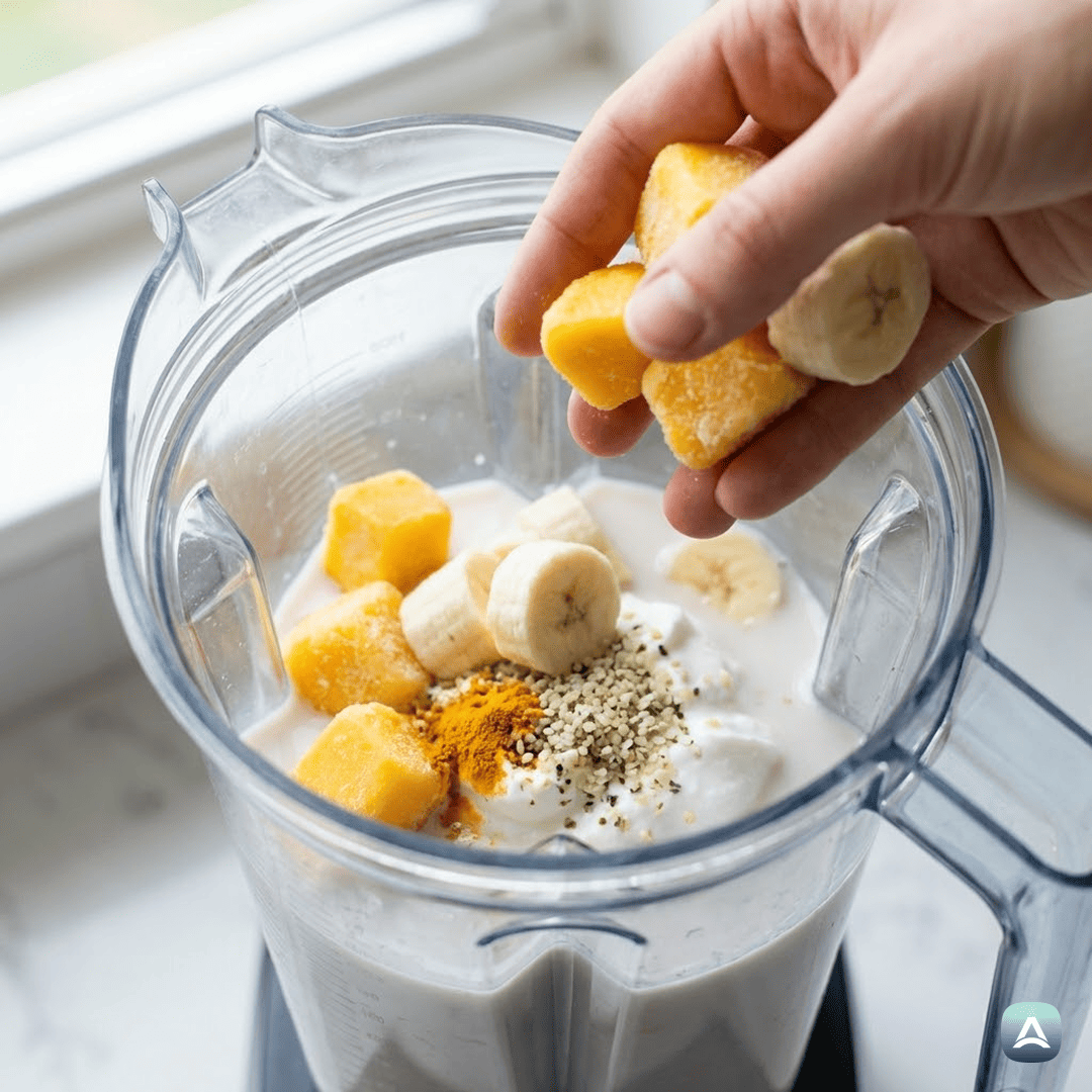 SI_Recipes_TropskiMangovSmutiSKurkumoInGrškimJogurtom_4