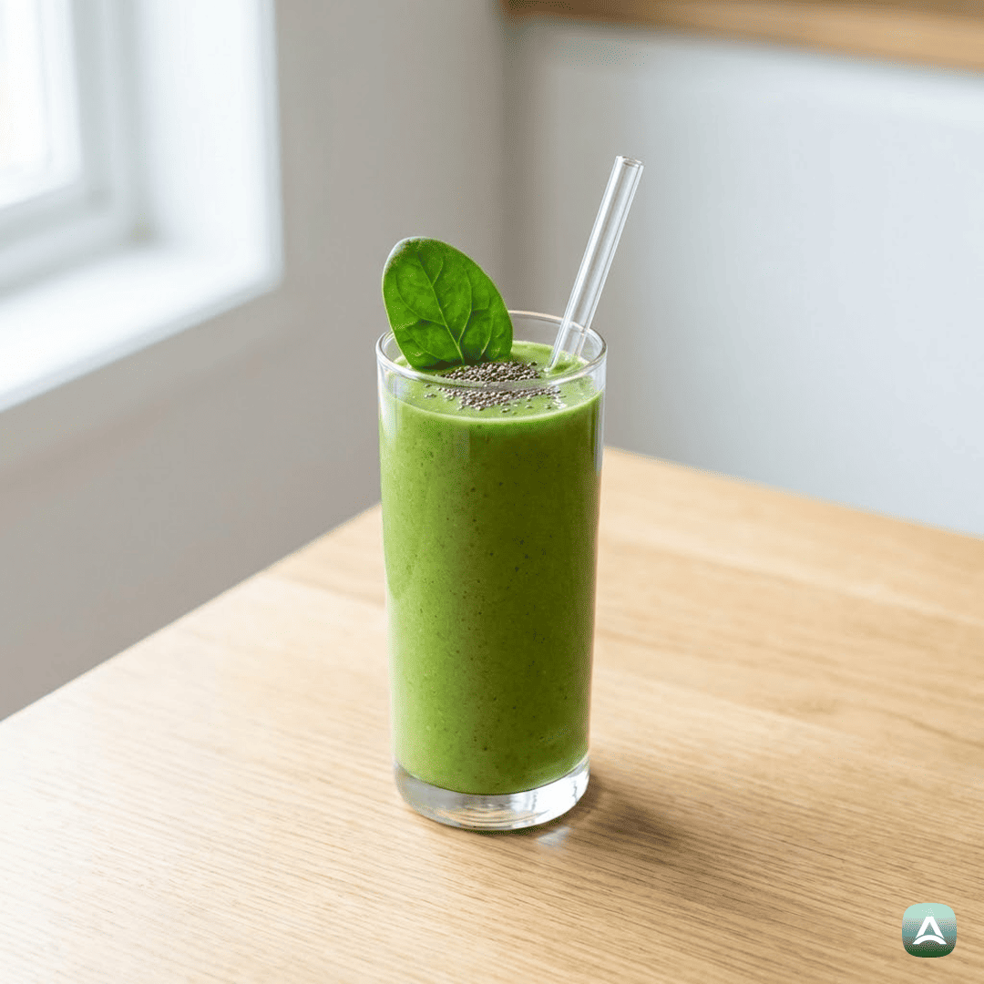 SI_Recipes_OsvežilenZeleniSmutiSŠpinačo,MangomInChiaSemeni_1