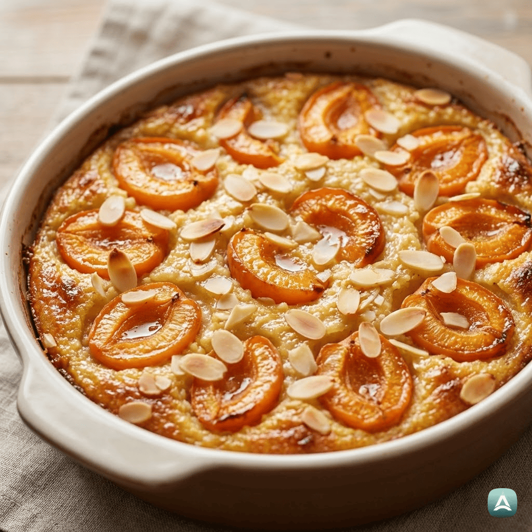 SI_Recipes_PečenaProsenaKašaZMarelicamiInMandlji_1