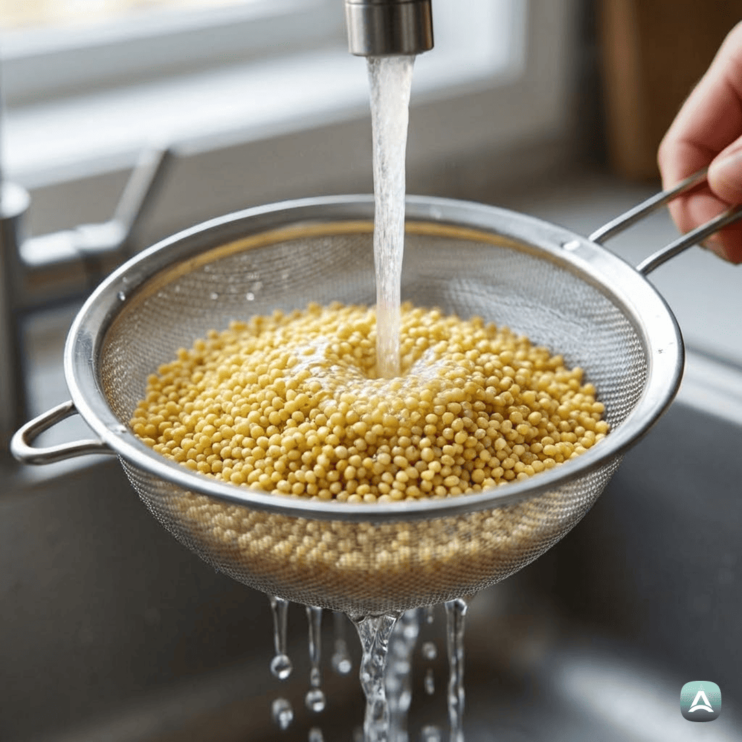 SI_Recipes_PečenaProsenaKašaZMarelicamiInMandlji_4