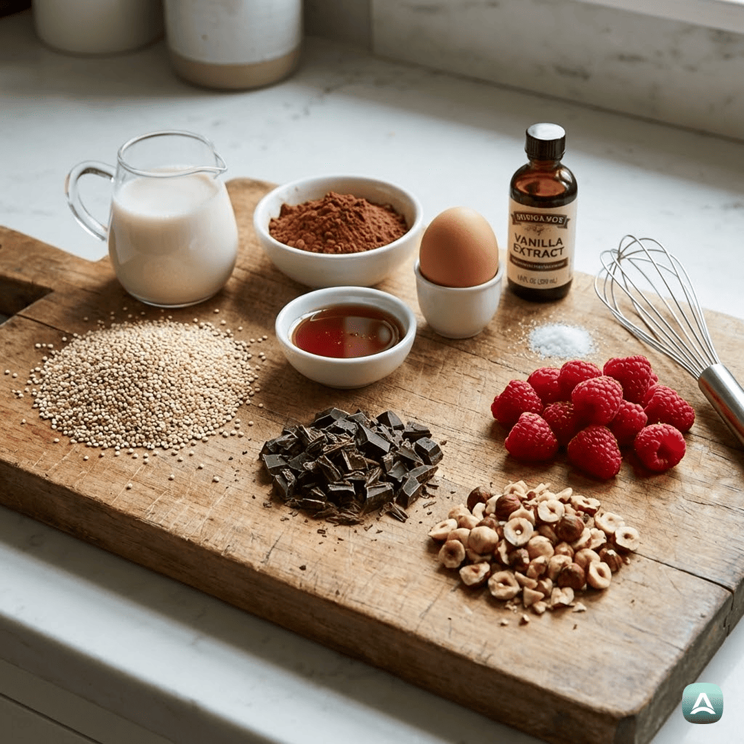 SI_Recipes_PečenaČokoladnaKvinojaZMalinamiInLešniki_3