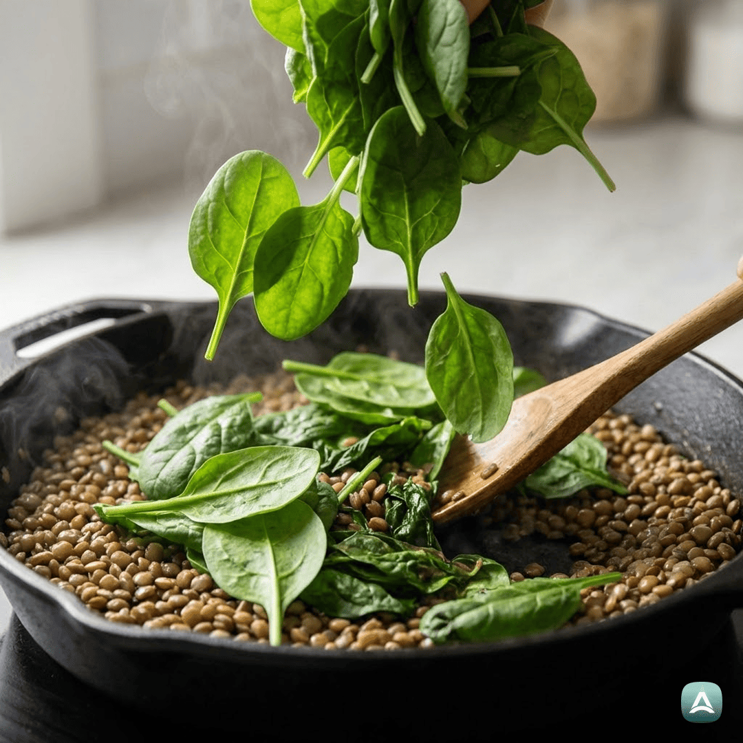 SI_Recipes_HranljivaMediteranskaSkledaZLečo,MladoŠpinačoInJajci_5