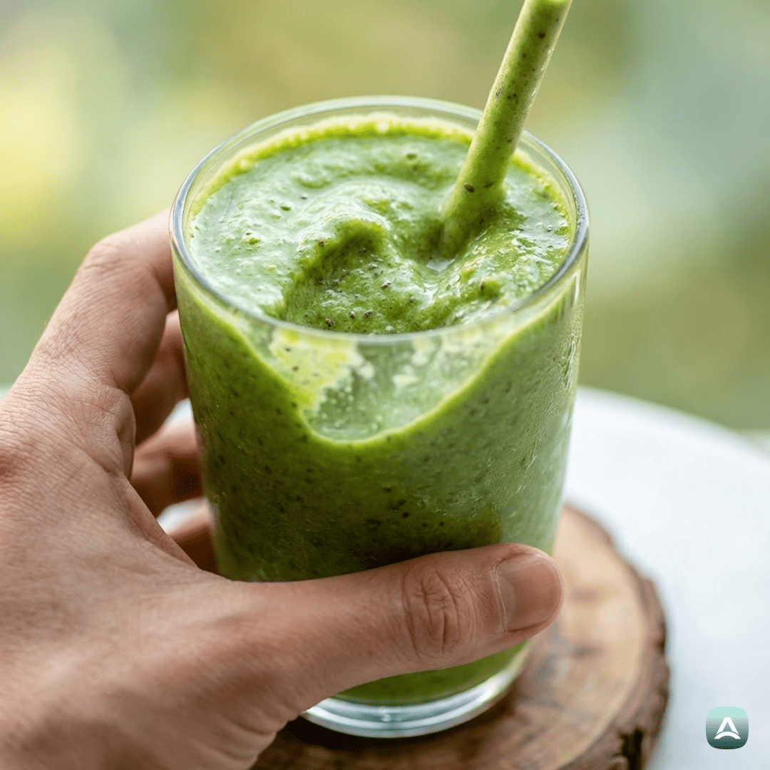 SI_Recipes_OsvežilenTropskiSmutiSŠpinačo,AnanasomInIngverjem_2