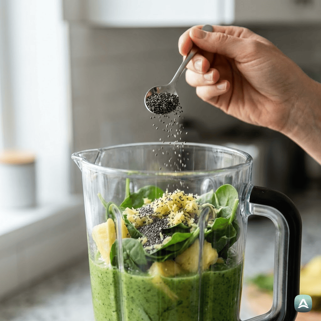 SI_Recipes_OsvežilenTropskiSmutiSŠpinačo,AnanasomInIngverjem_5