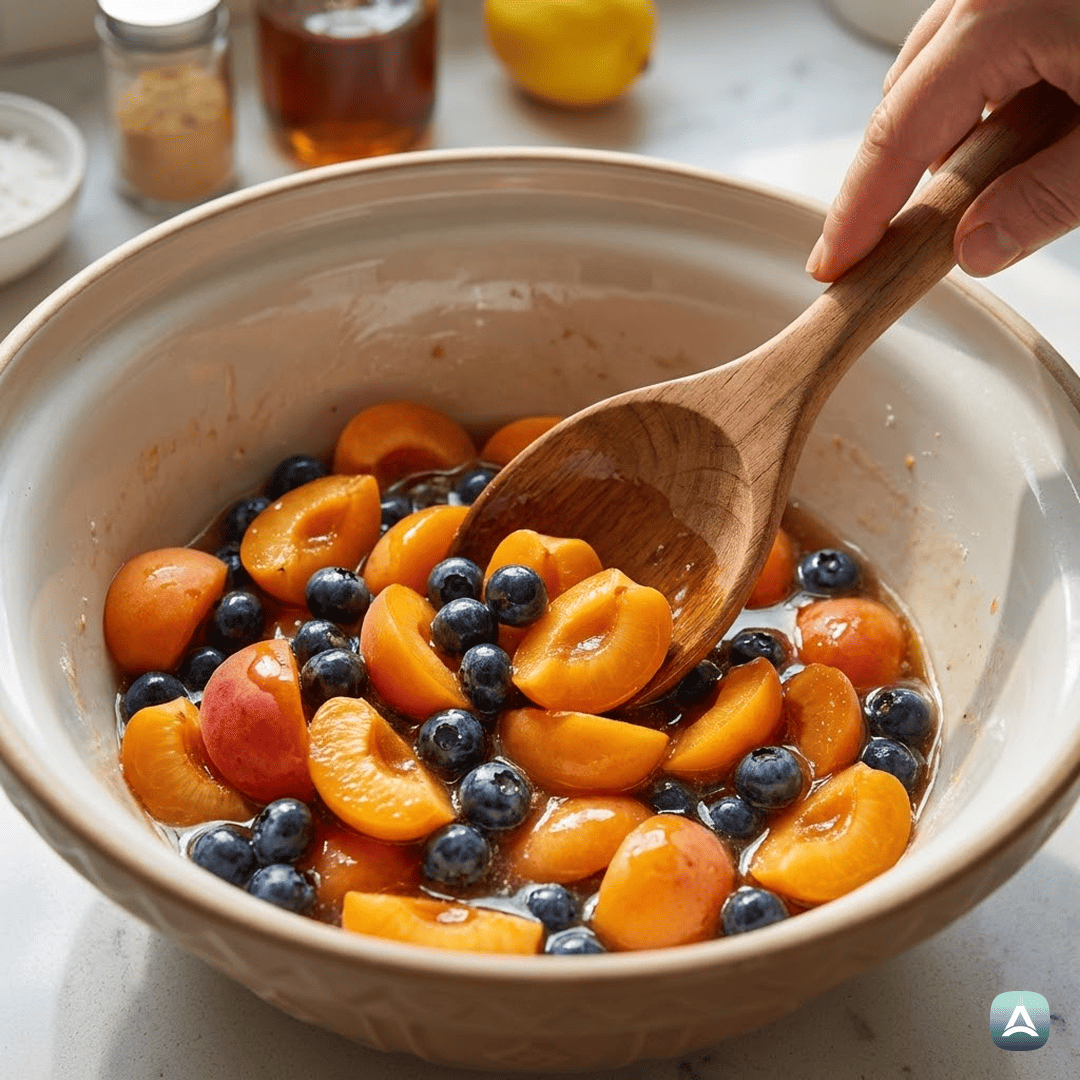 SI_Recipes_HrustljavoPecivoZMarelicami,BorovnicamiInMandljevimPosipom_4