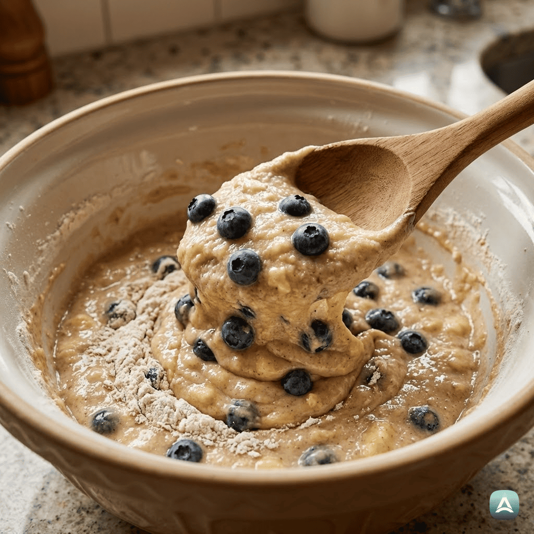 SI_Recipes_SočniBorovničeviMafiniZBananoInHrustljavimiMandlji_5