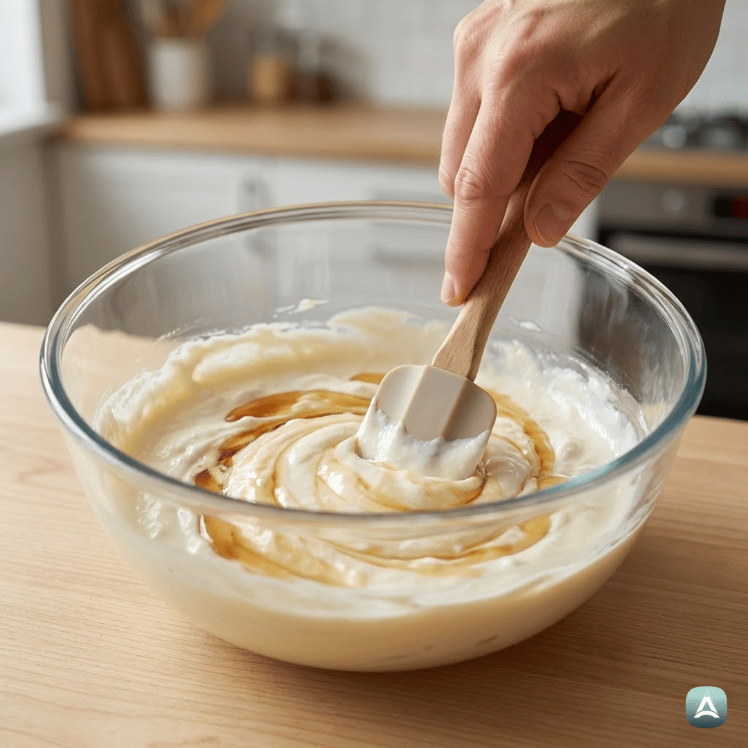 SI_Recipes_ProteinskiSkutniCheesecakeSPečenimiMarelicamiInMandlji_4