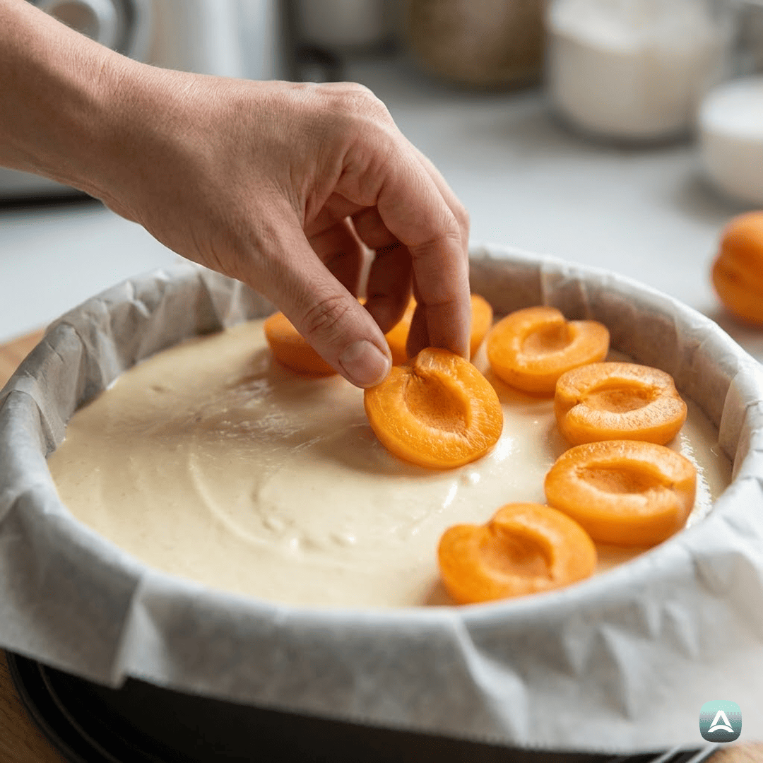 SI_Recipes_ProteinskiSkutniCheesecakeSPečenimiMarelicamiInMandlji_5