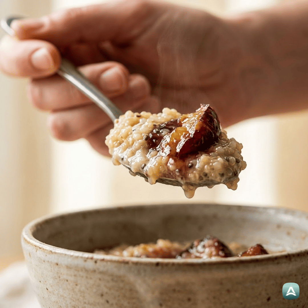 SI_Recipes_KvinojinaKašaZIngverjem,LimonoInPečenimiSlivami_2