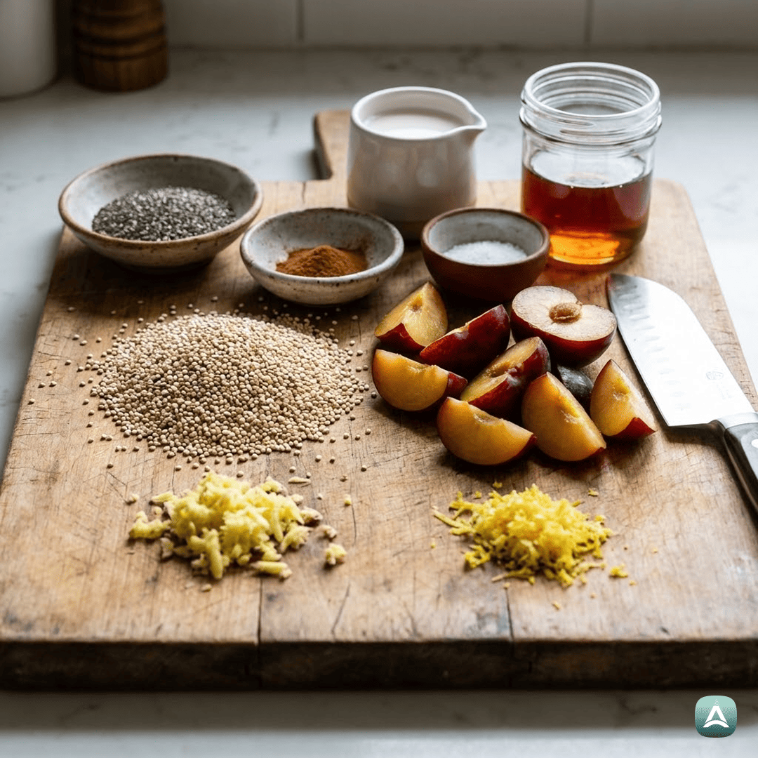 SI_Recipes_KvinojinaKašaZIngverjem,LimonoInPečenimiSlivami_3