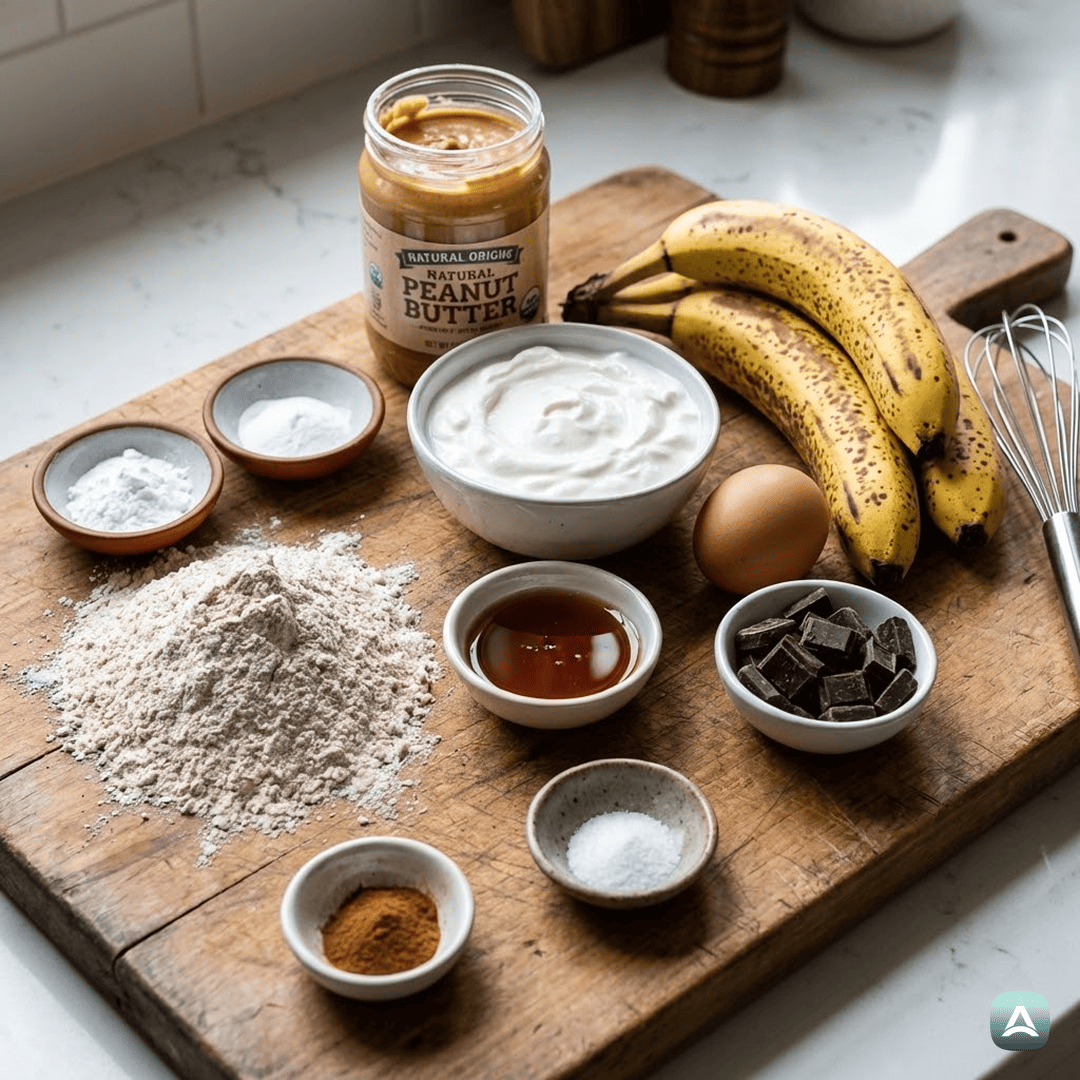 SI_Recipes_ZdraviBananiniMafiniZArašidovimMaslomInPirinoMoko_3