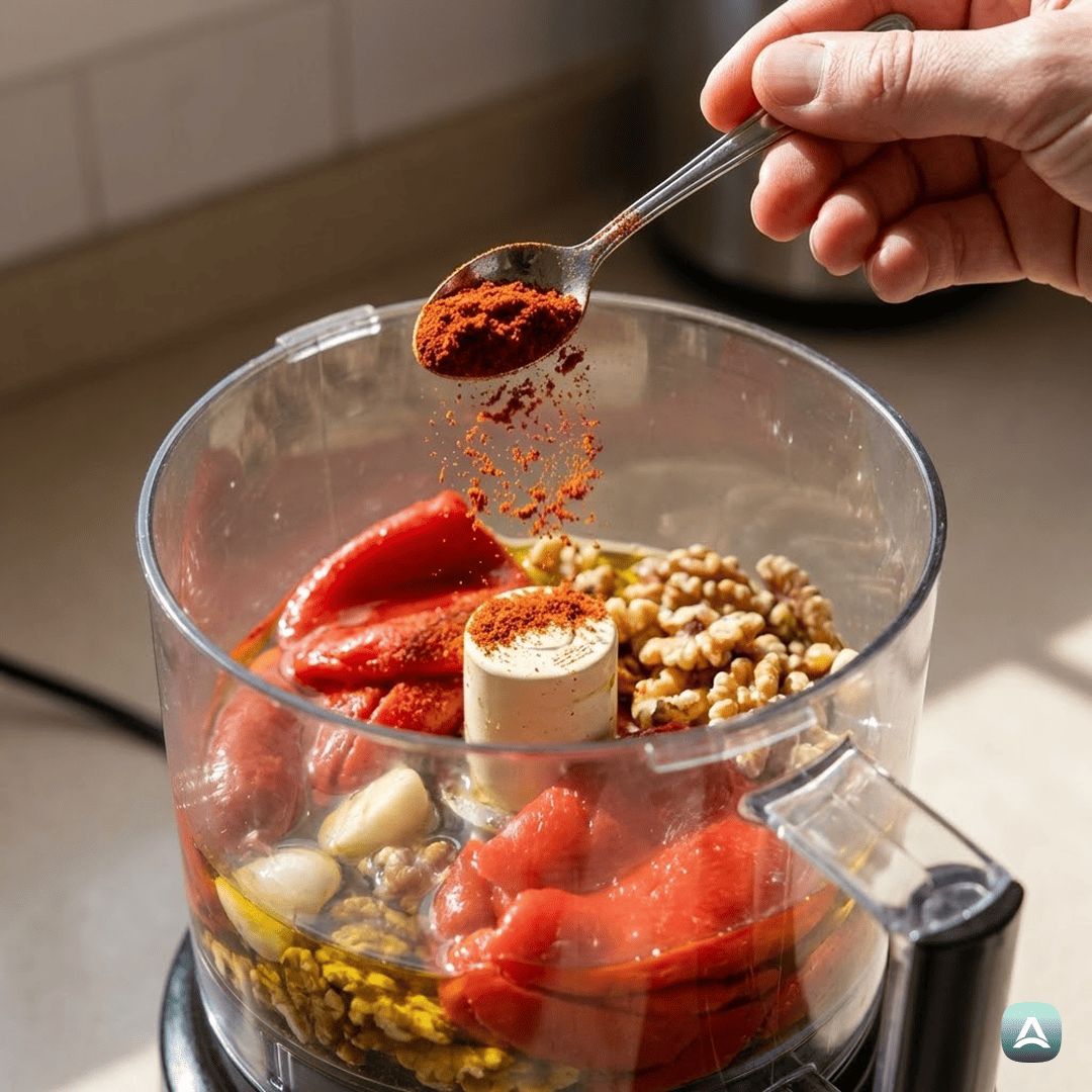 SI_Recipes_DomačNamazIzPečeneRdečePaprikeZOrehi_5