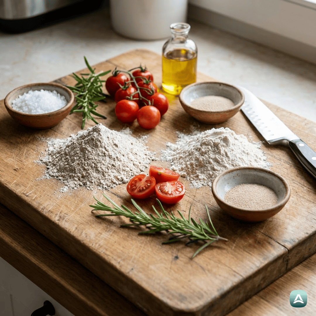 SI_Recipes_HrustljavaPirinaFokačaSČešnjevimiParadižnikiInRožmarinom_3