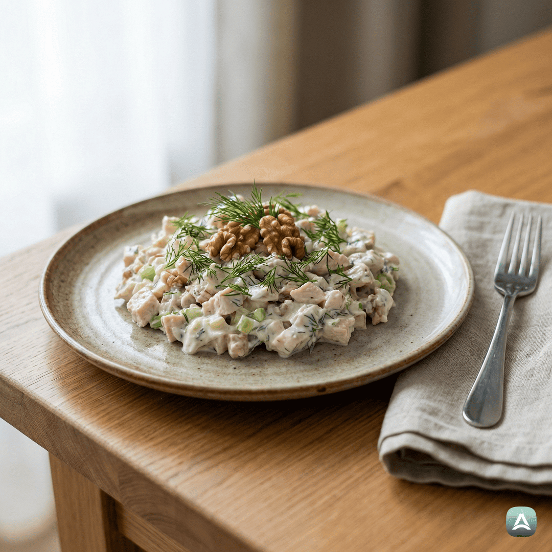 SI_Recipes_FitPiščančjaSolataZGrškimJogurtomInOrehi_1