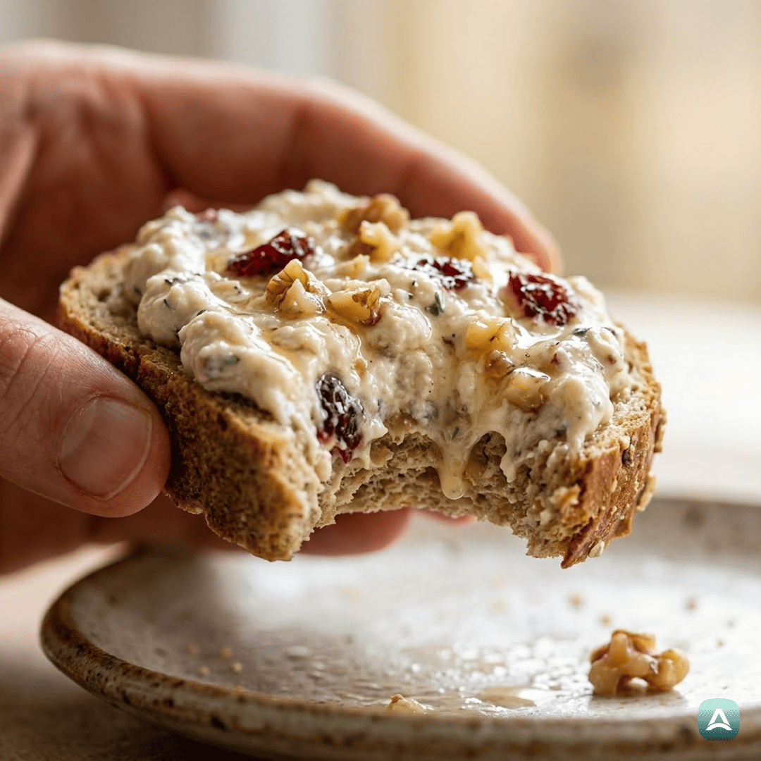 SI_Recipes_OsvežilenZeliščniSkutniNamazZOrehiInBrusnicami_2