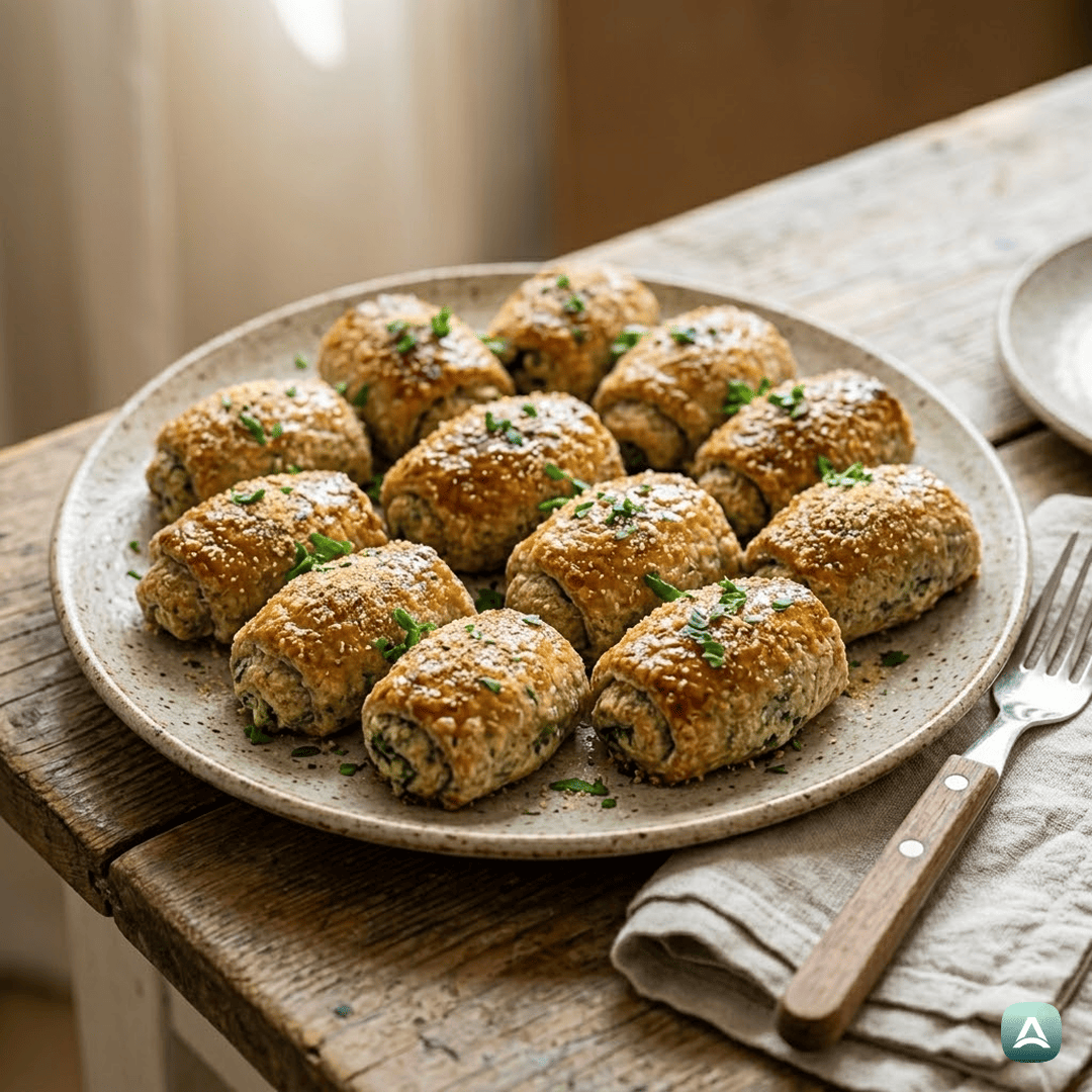 SI_Recipes_HrustljaviŠpinačniZvitkiSČesnomInGrškimJogurtom_1