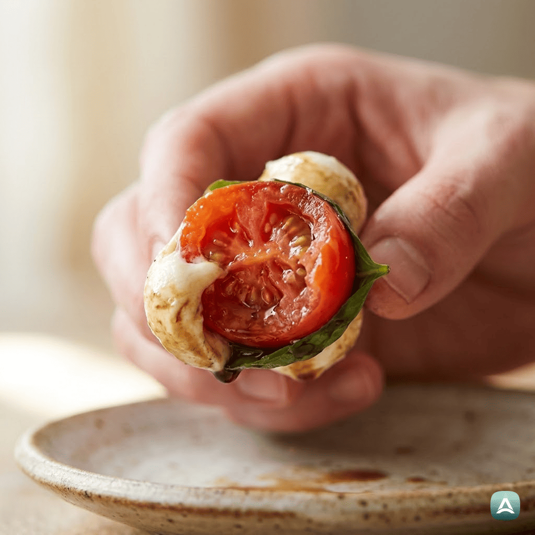 SI_Recipes_OsvežilnaNabodalaSParadižnikom,MocareloInZDomačoBalzamičnoRedukcijo_2