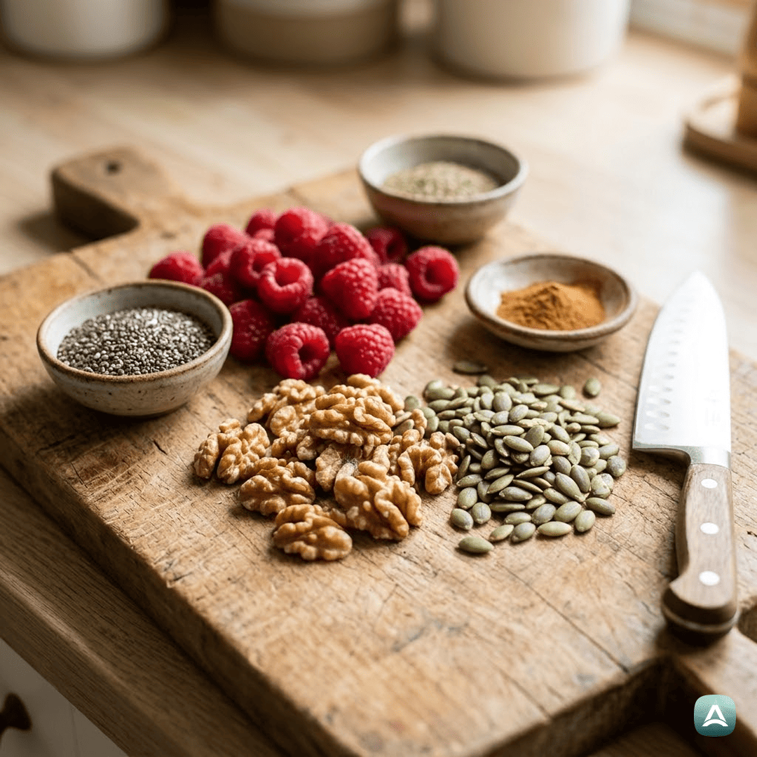 SI_Recipes_ChiaSkledaZMalinamiInHrustljavimiOrehi_3