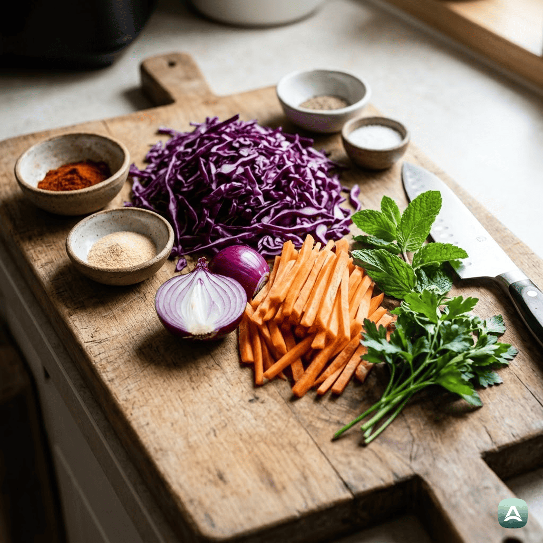 SI_Recipes_HrustljaviTofujeviZrezkiZDimljenoPaprikoInSolatoIzRdečegaZelja_3