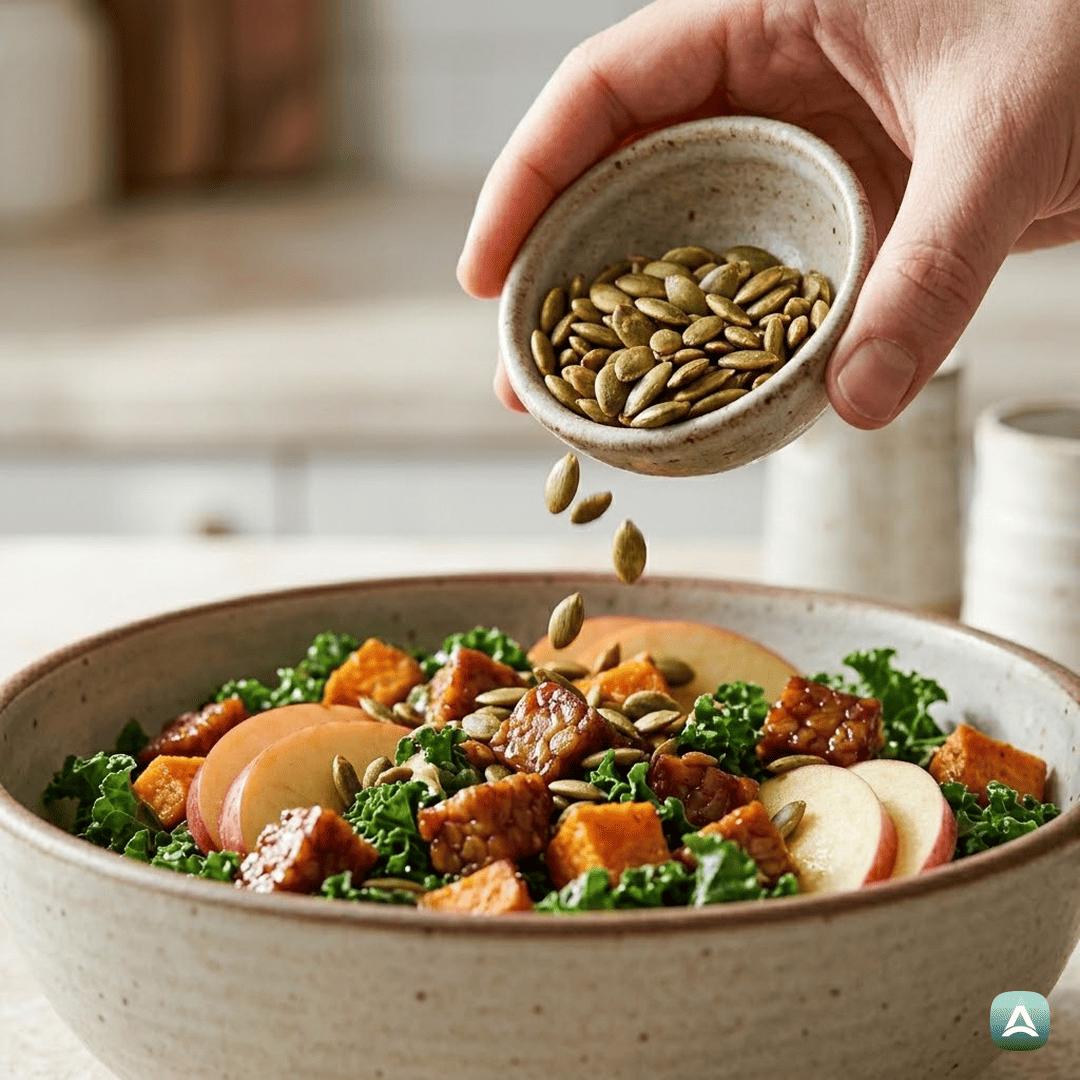 SI_Recipes_ToplaJesenskaSolataSTempehom,SladkimKrompirjemInJavorjevimPrelivom_5