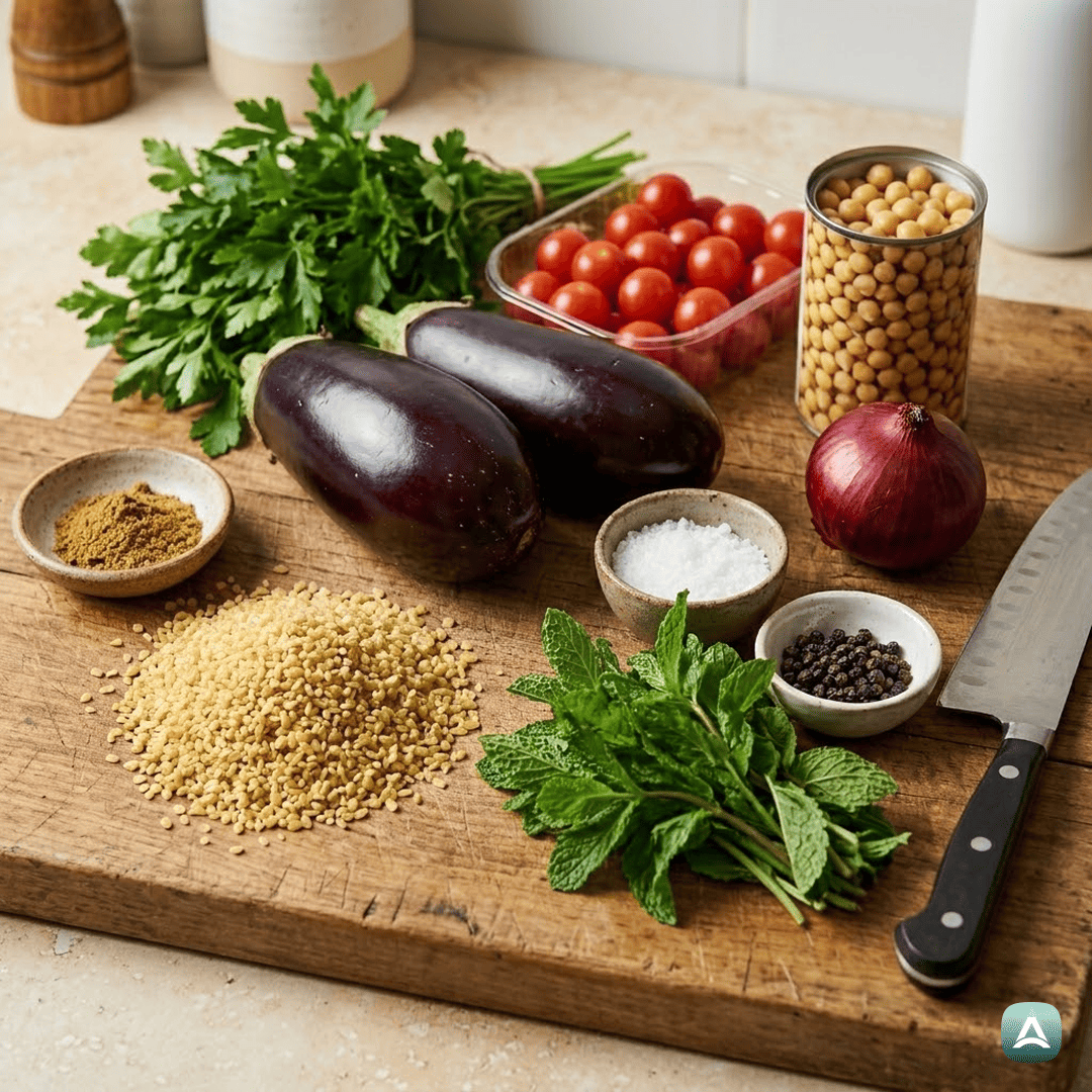 SI_Recipes_MediteranskaBulgurSolataSPečenimiJajčevci,ParadižnikomInČičeriko_3