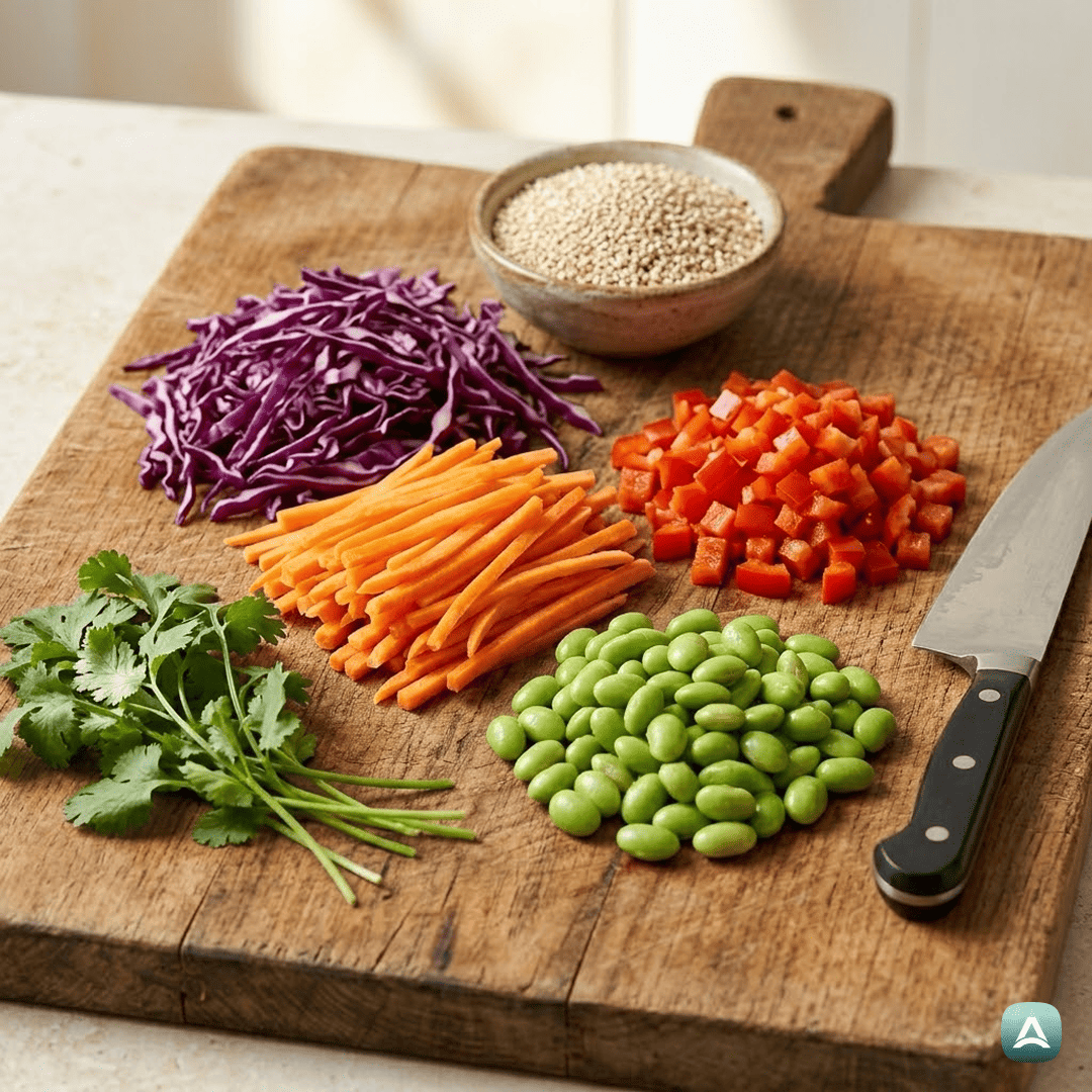 SI_Recipes_VeganskaMavričnaKvinojinaSolataZMandljevimPrelivom_3