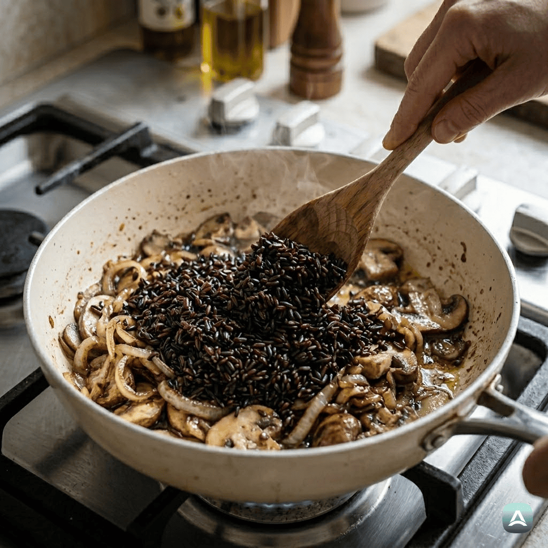 SI_Recipes_HrustljavČrniRižZDivjimiGobamiInKarameliziranoČebulo_5