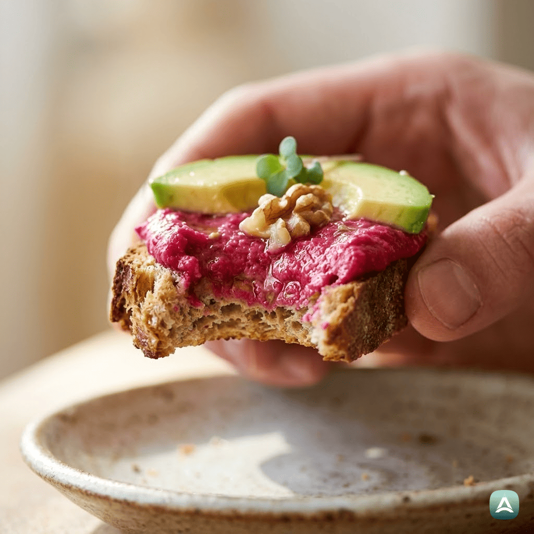 SI_Recipes_ToastSHumusomIzRdečePeseInHrustljavimiOrehi_2