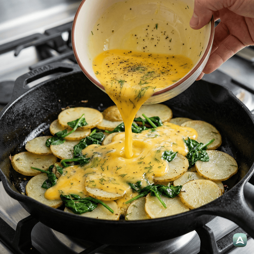 SI_Recipes_KrompirjevaFritataSŠpinačo,FetoInSvežimKoprom_4