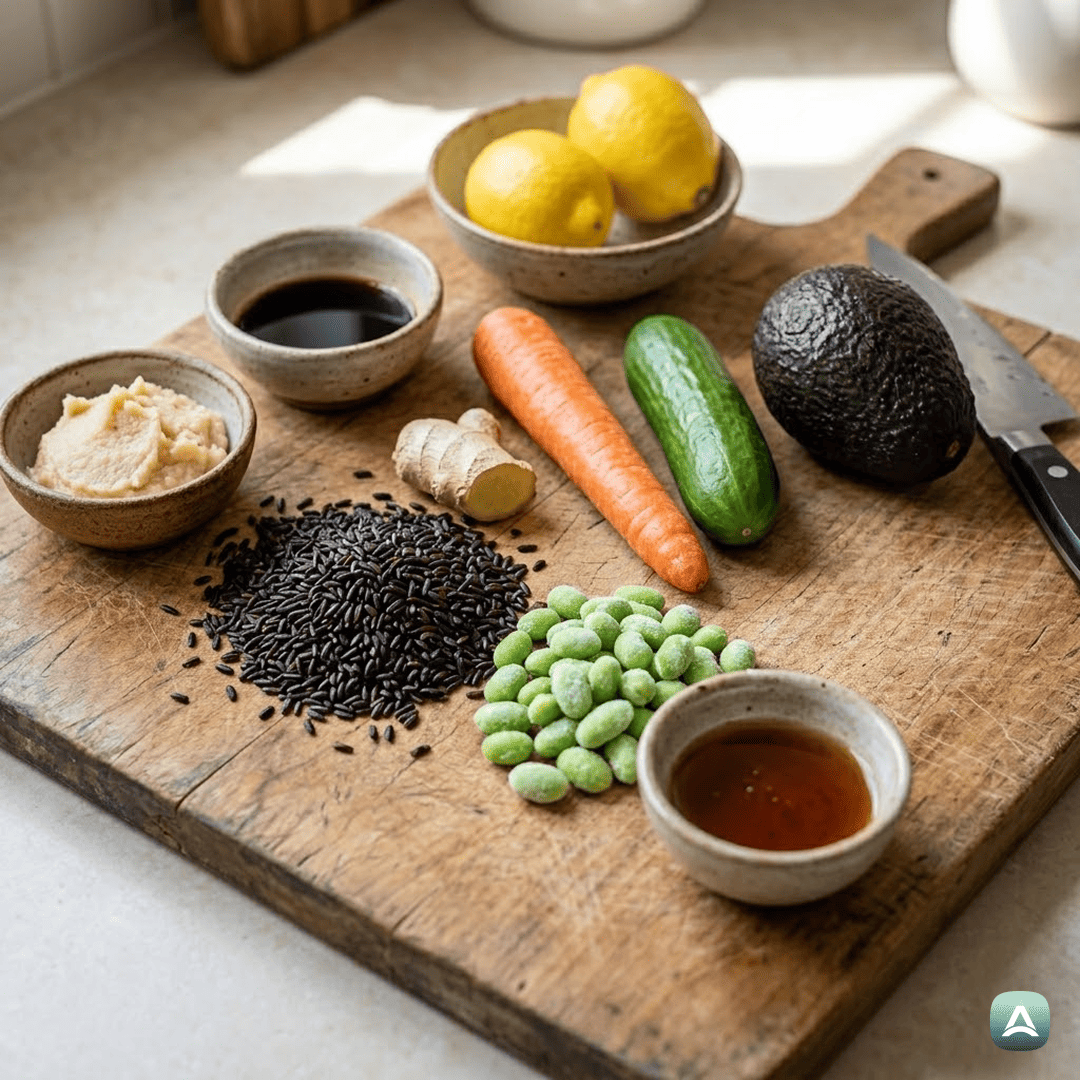 SI_Recipes_HranljivaSkledaSČrnimRižem,EdamamejemInMisoPrelivom_3