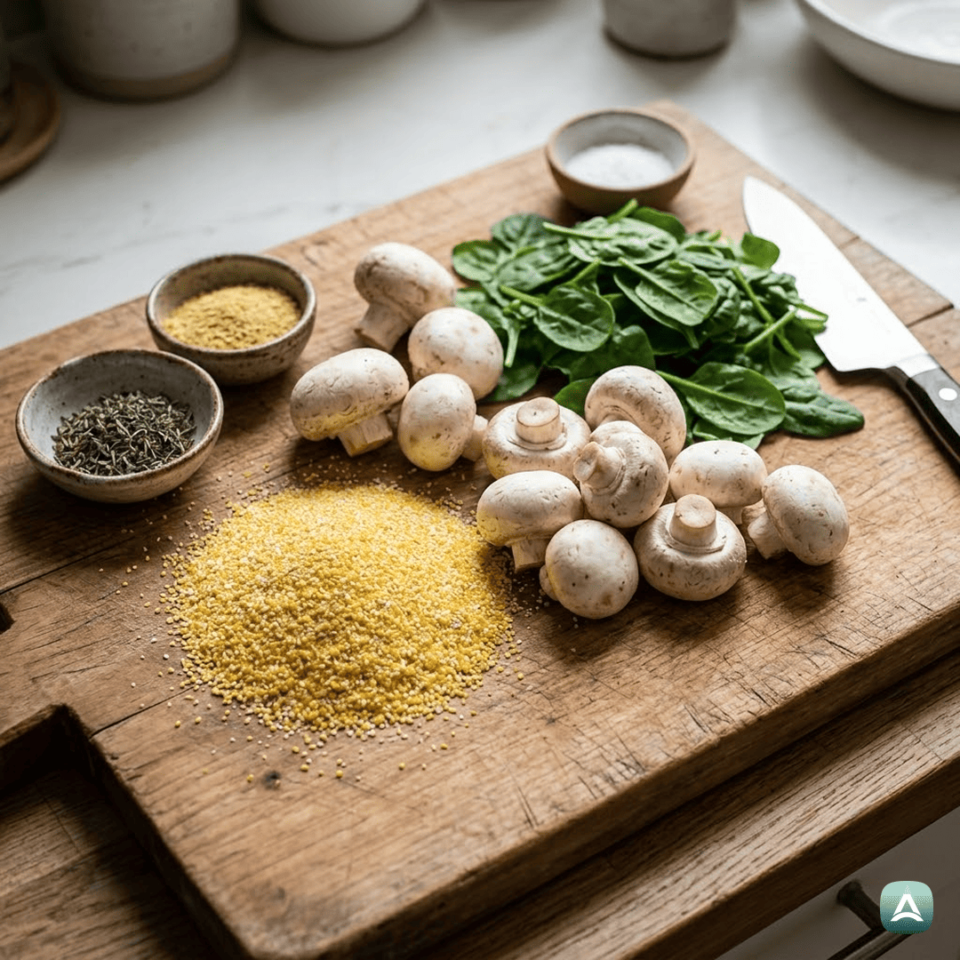 SI_Recipes_HrustljavaPečenaPolentaZGobamiInŠpinačo_3