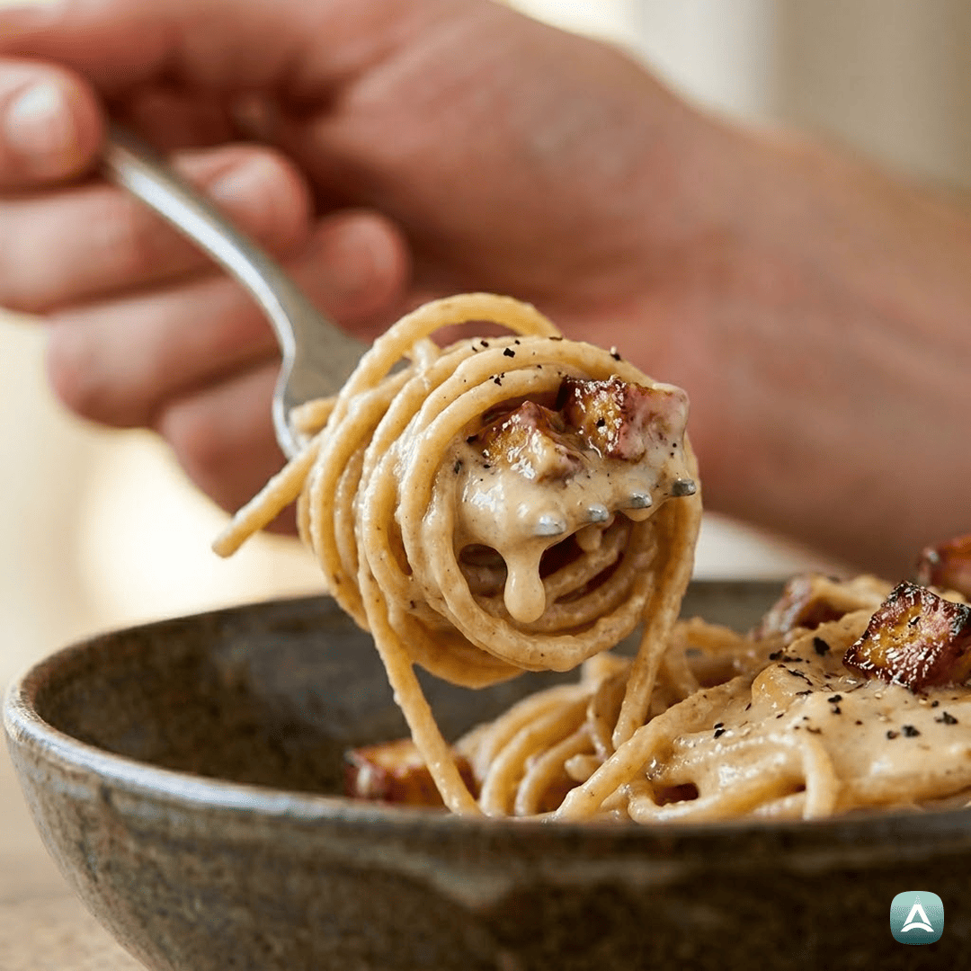 SI_Recipes_KremnaVeganskaCarbonaraZDimljenimTofujemInIndijskimiOreščki_2