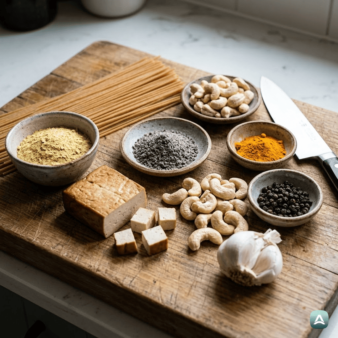 SI_Recipes_KremnaVeganskaCarbonaraZDimljenimTofujemInIndijskimiOreščki_3