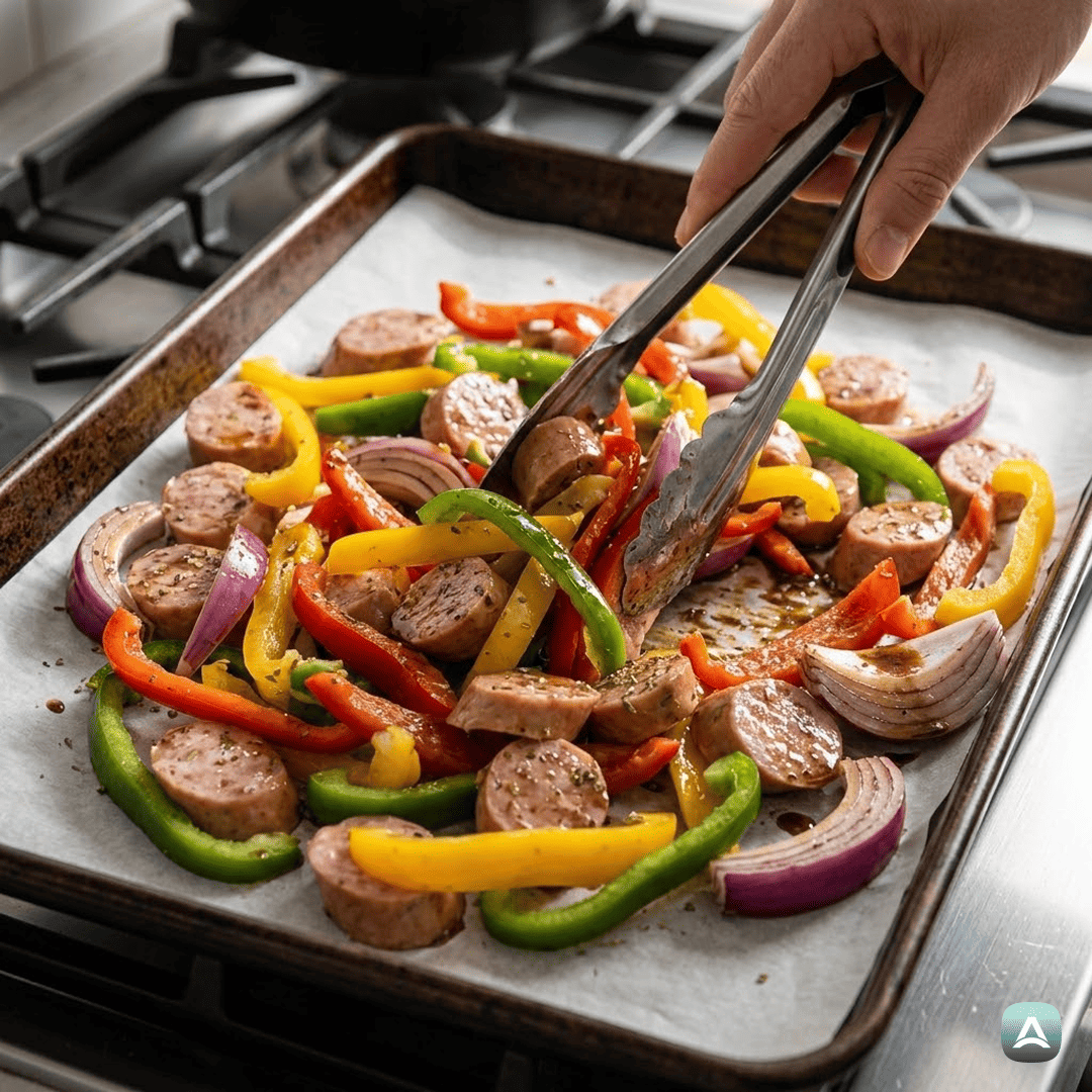 SI_Recipes_SočnaKlobasaInPisanaPaprikaIzPekačaZBalzamičnimPridihom_5