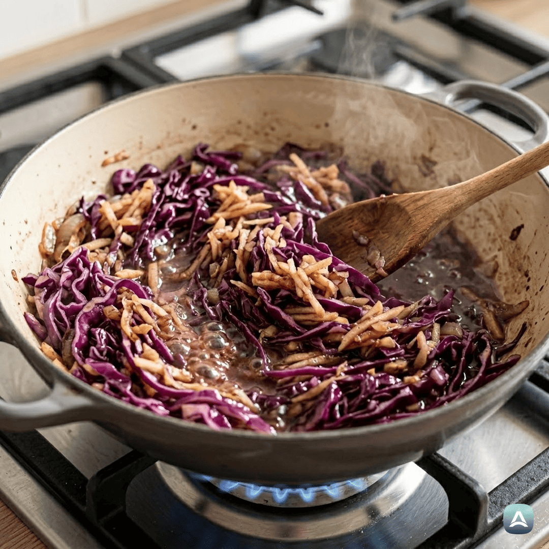 SI_Recipes_HrustljavoPečenaRacaZRdečimZeljemInJabolki_5