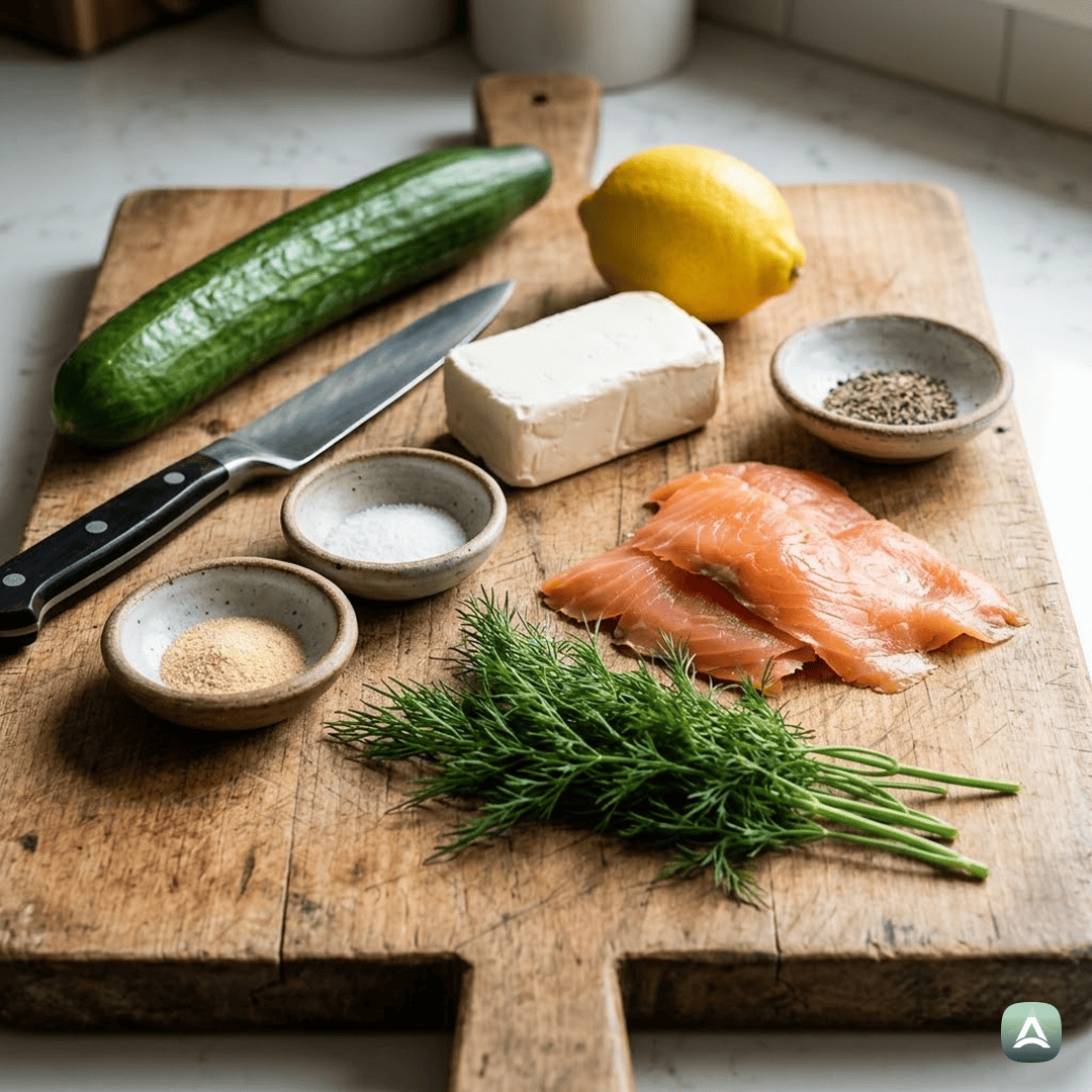 SI_Recipes_OsvežilniKumaričniKolobarjiZZeliščnimSirnimNamazomInDimljenimLososom_3