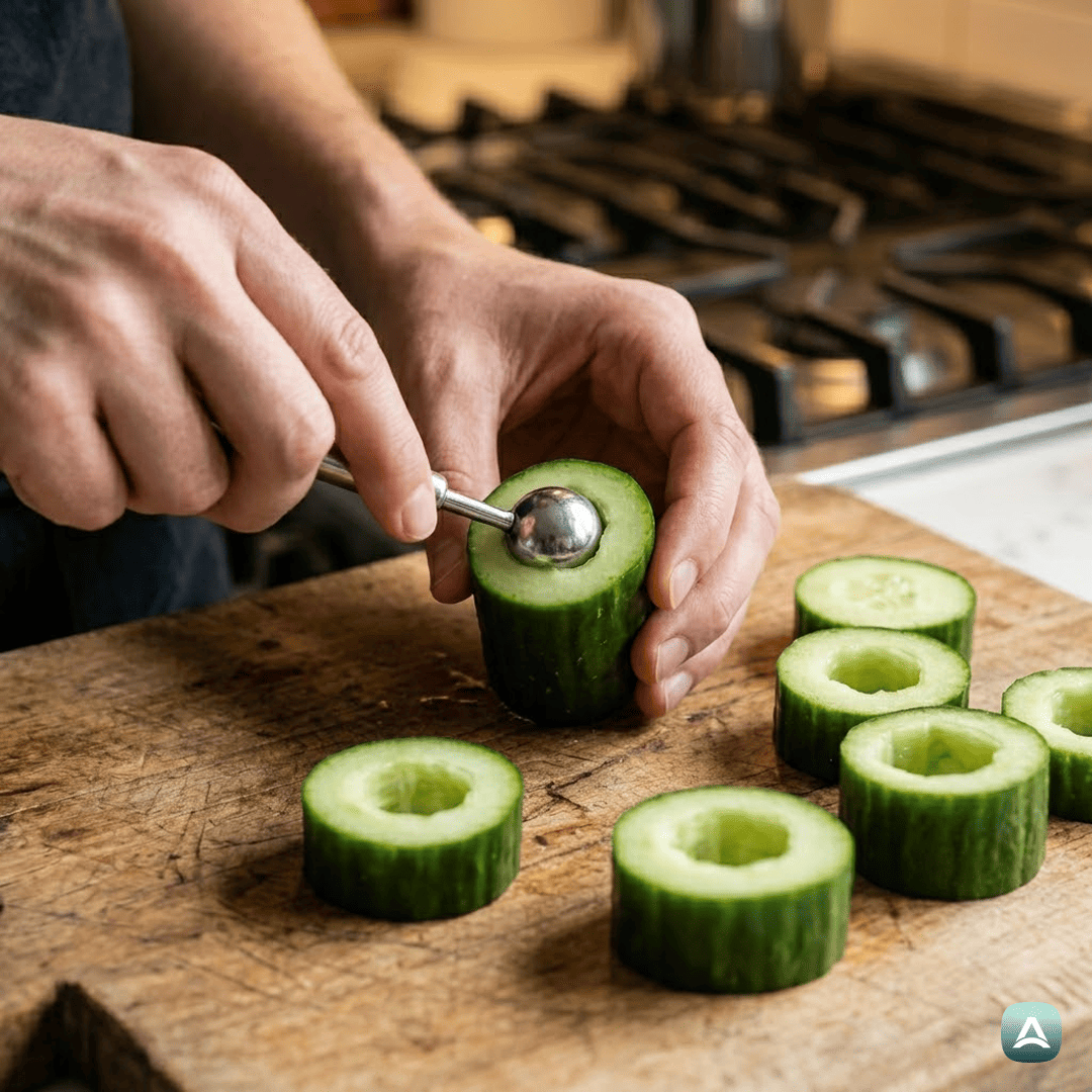 SI_Recipes_OsvežilniKumaričniKolobarjiZZeliščnimSirnimNamazomInDimljenimLososom_4