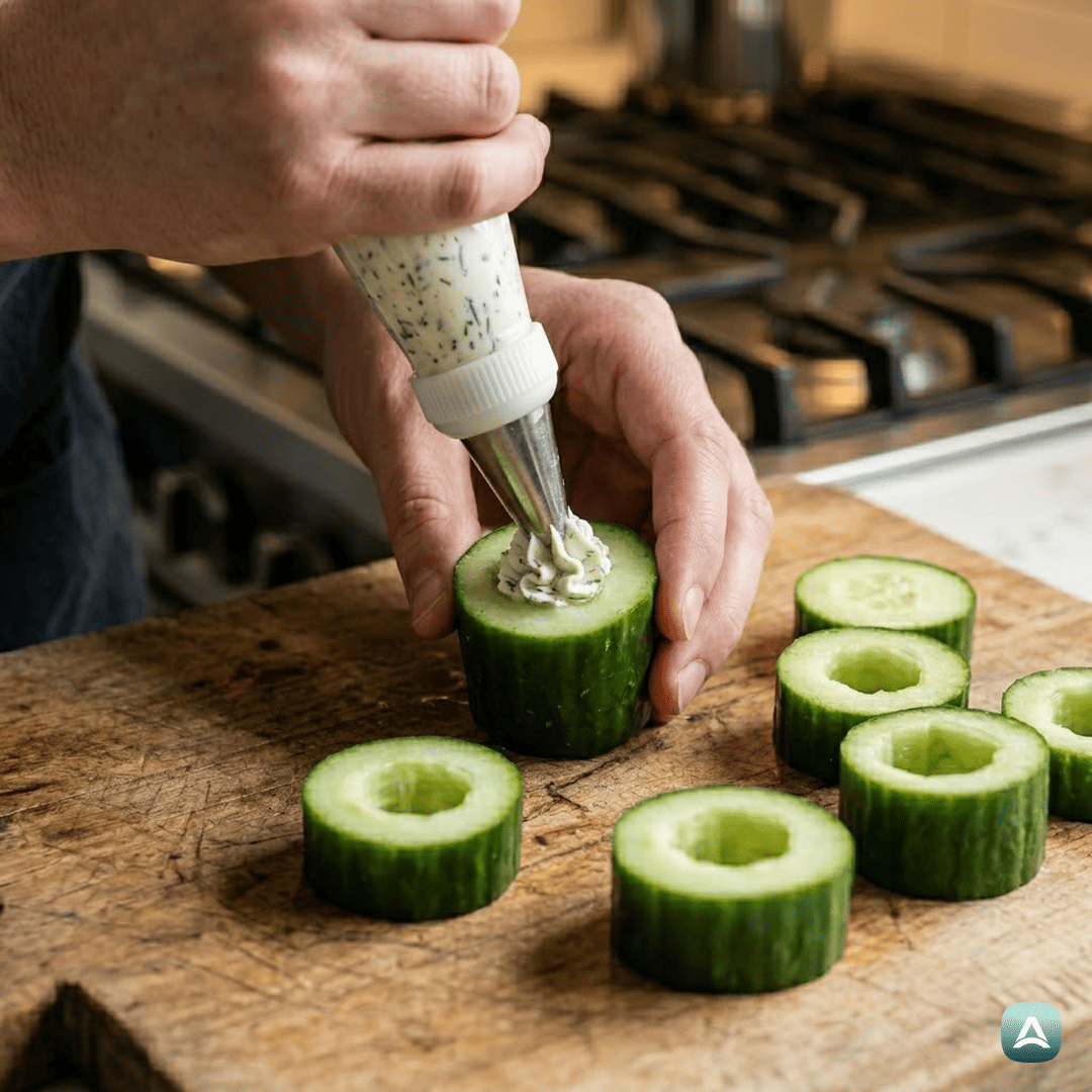 SI_Recipes_OsvežilniKumaričniKolobarjiZZeliščnimSirnimNamazomInDimljenimLososom_5