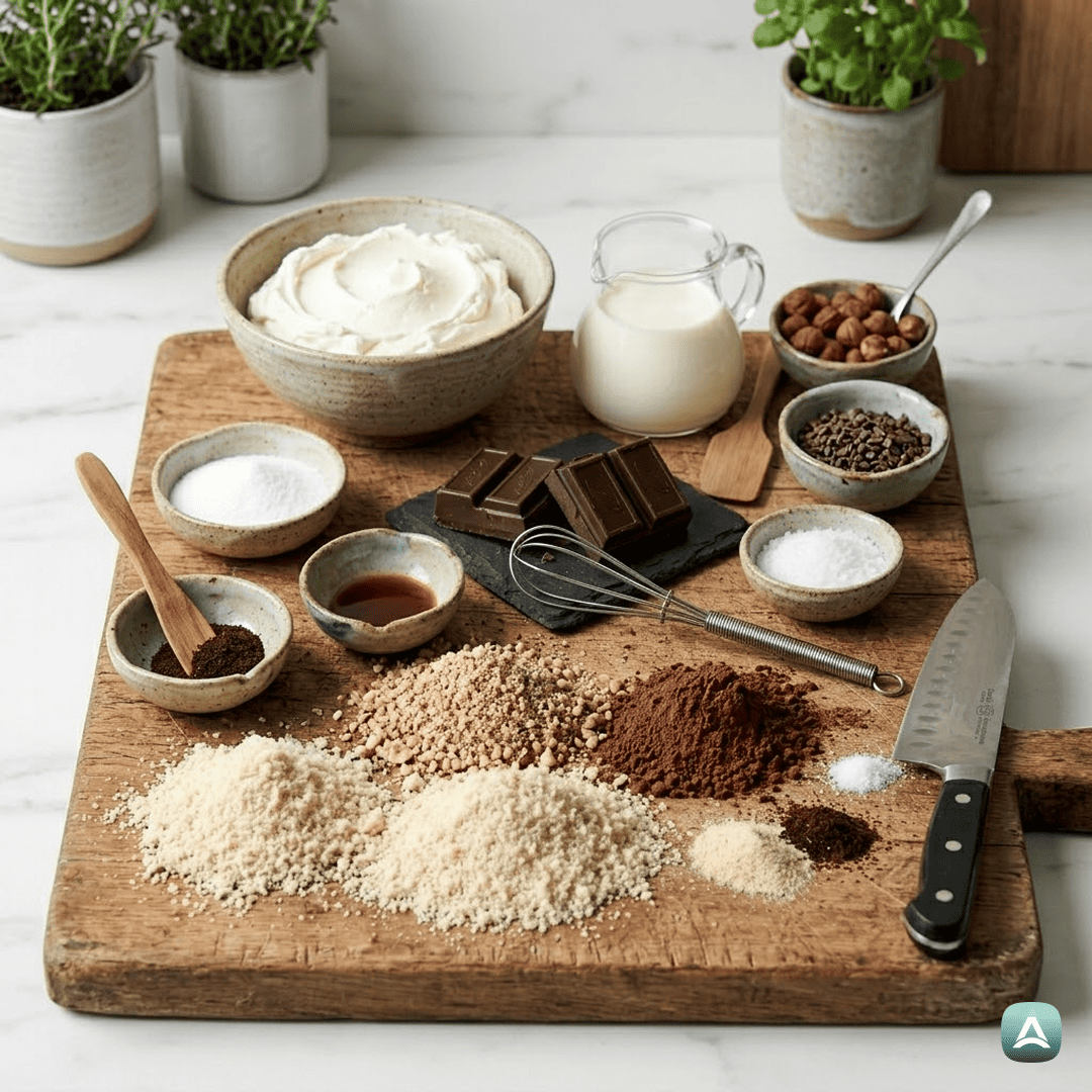 SI_Recipes_KremniLchfČokoladniCheesecakeBrezPekeSHrustljavimiLešniki_3