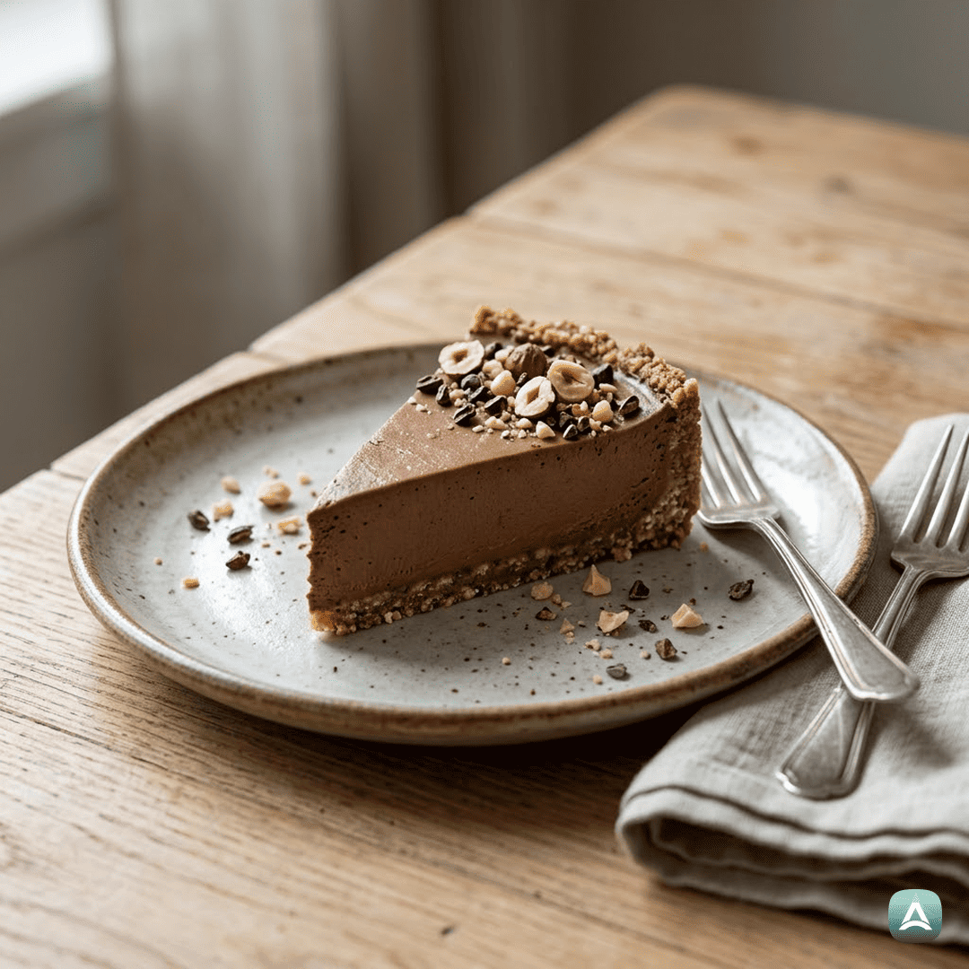 SI_Recipes_KremniLchfČokoladniCheesecakeBrezPekeSHrustljavimiLešniki_1