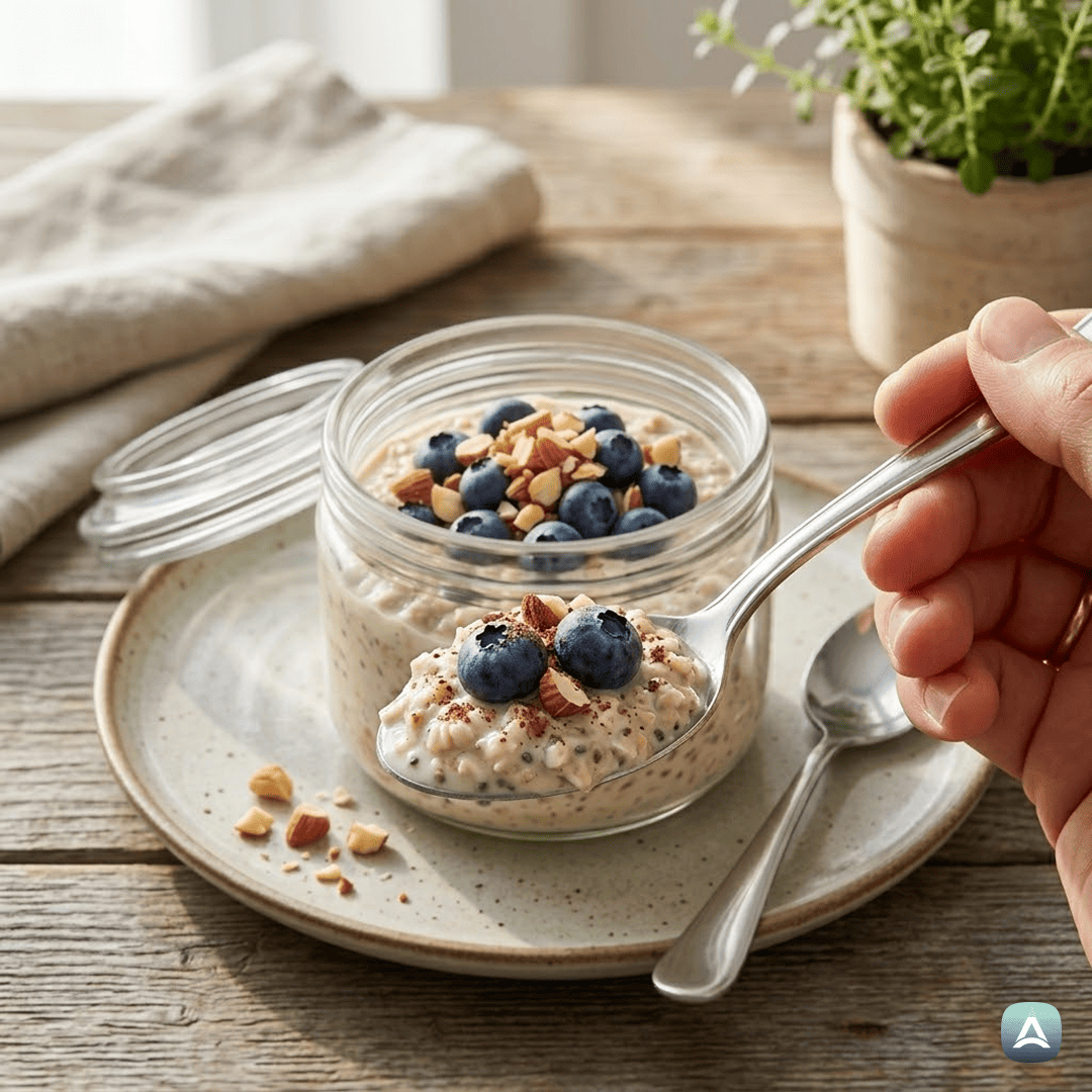 SI_Recipes_KremniProteinskiOvseniKosmičiČezNočZVanilijoInJagodičevjem_2