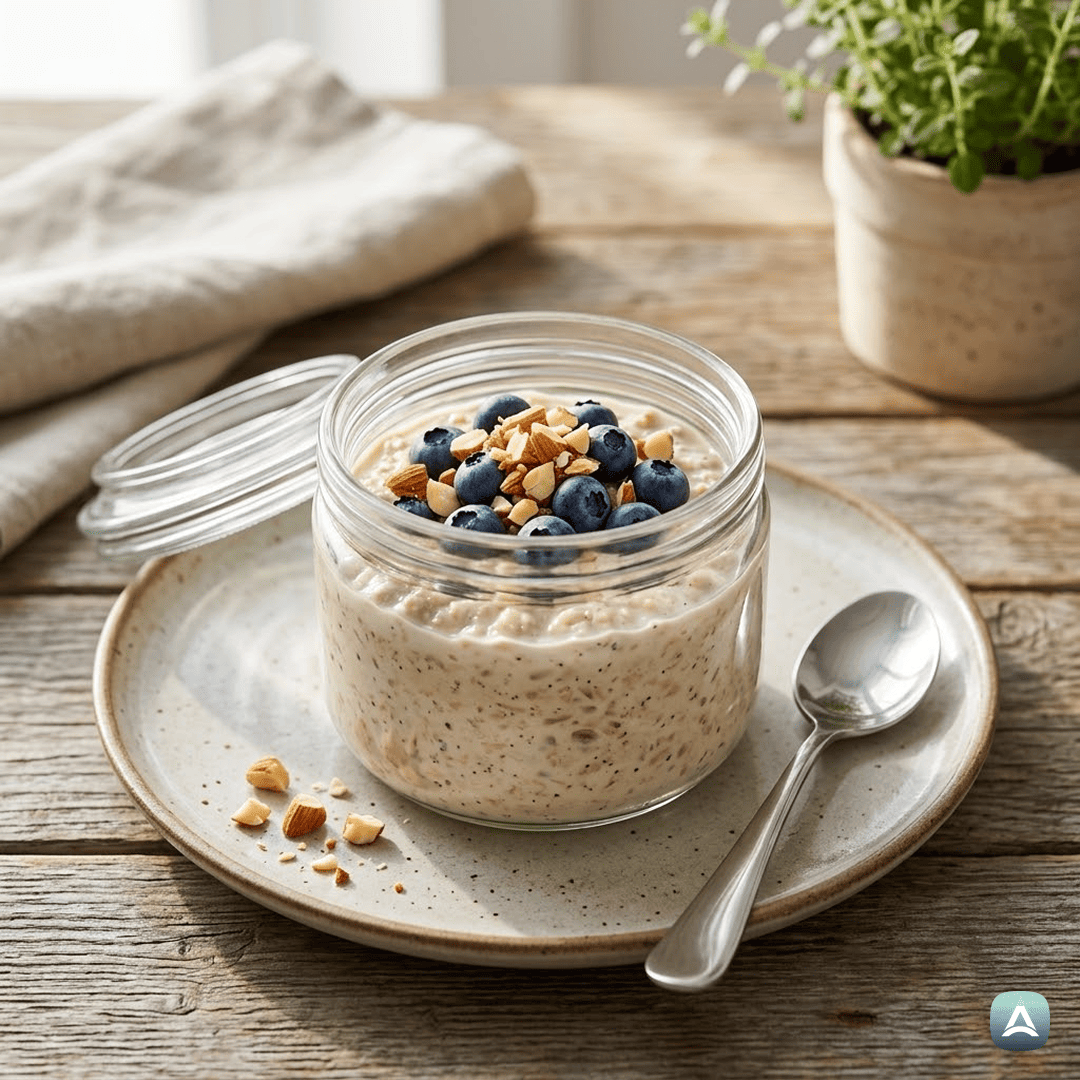 SI_Recipes_KremniProteinskiOvseniKosmičiČezNočZVanilijoInJagodičevjem_1