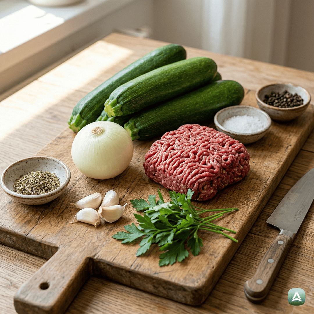 SI_Recipes_ZapečenePolnjeneBučkeZMletimMesomInSvežimiZelišči_3