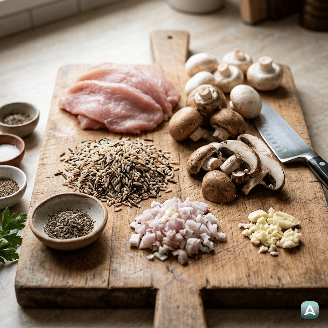 SI_Recipes_SočniPuranjiZrezkiVGoboviOmakiZDivjimRižem_3