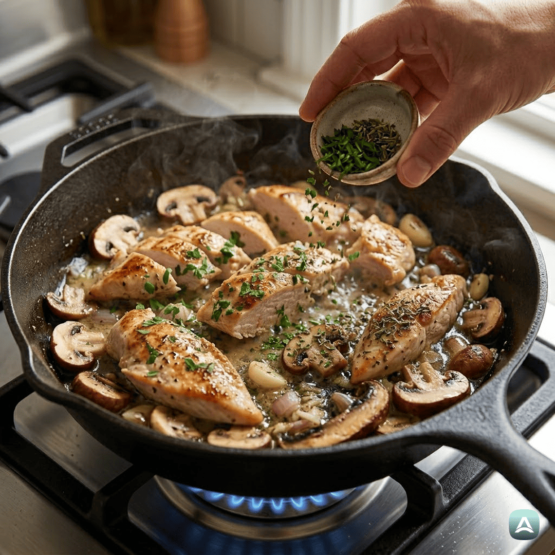 SI_Recipes_SočniPuranjiZrezkiVGoboviOmakiZDivjimRižem_5