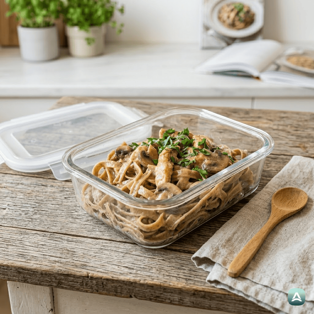 SI_Recipes_KremniPiščančjiStroganofSŠampinjoniInPolnozrnatimiRezanci_6