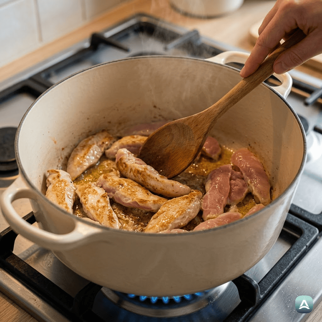 SI_Recipes_KremniPiščančjiStroganofSŠampinjoniInPolnozrnatimiRezanci_4